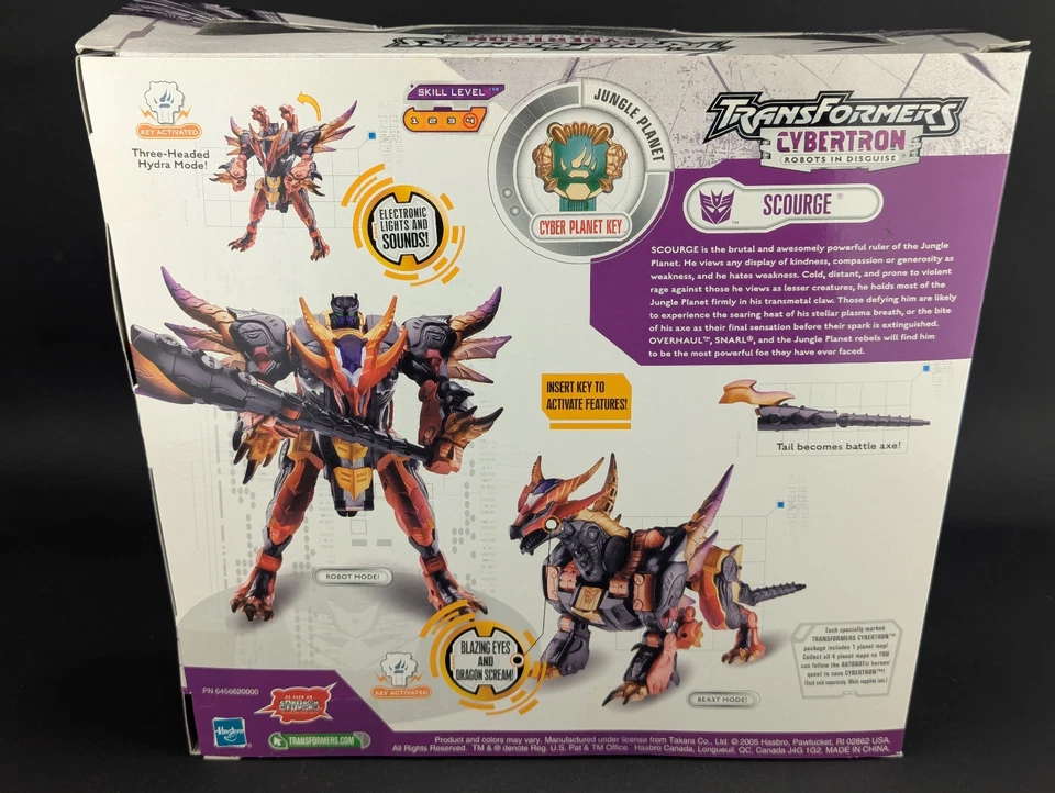 Transformers Cybertron Scourge complete boxed Hasbro 2005 Ultra Class - Image 3 of 4