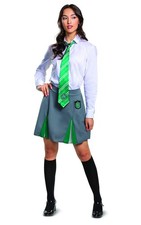 Slytherin Skirt, Official Harry Potter Costume, Adult Halloween Dress Medium