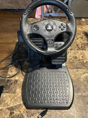 Thrustmaster T80 PlayStation PS3 PS4 Steering Wheel And Pedals.Parts Or Repair