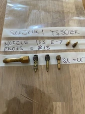 Suzuki TS50ER carburettor parts  , See below
