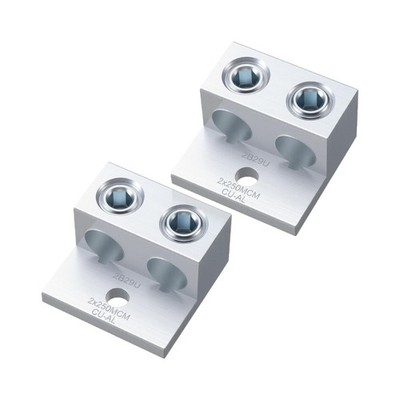 Industrial Aluminum Grounding Lugs Double Connection Wrenches Durability