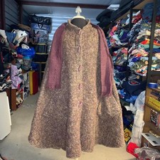 Vtg Knit Long Poncho Cape Cover Scarf OSFM Oversized Fit Woven England