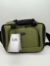 US Traveler Softside Carry On Tote Bag Evergreen New With Tags 14" x 10"