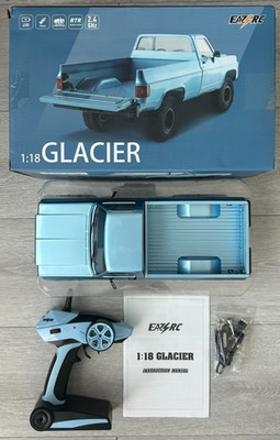 Eazy RC Glacier 1/18 Scale RTR Mini 4wd Crawler Blue EAZ11807