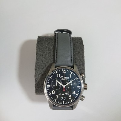 Alpina AL-372B4S6 Startimer Big Date Quarz Chronograph Herrenuhr NEU #315