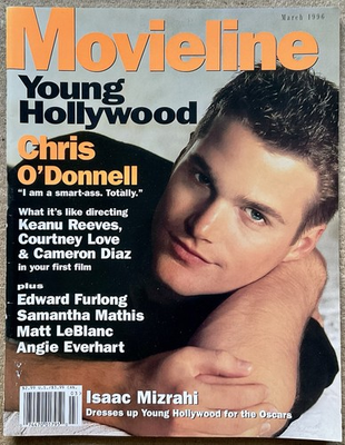 #ad #ad MOVIELINE Magazine VTG Issue March 1996 w Chris O’Donnell • Edward Furlong $7.95