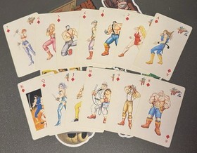 Capcom Playing Cards Famicom Magazine Rock Man Street Fighter 1993 Japan Import