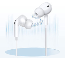 USB-C Type C Earbuds Headphones Earphones with Mic for All Phones Type C Port