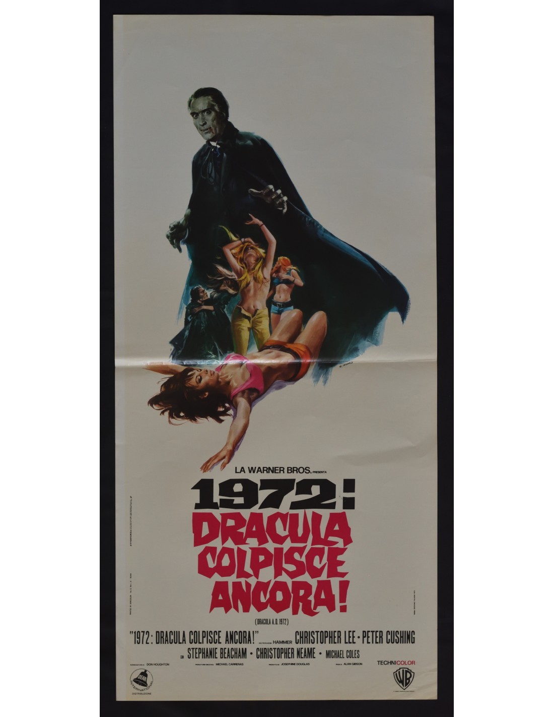 Locandina originale film 1972: Dracula colpisce ancora! (1972) - Regia di Alan Gibson