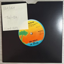 Bob Marley & The Wailers No Woman, No Cry Vinyl Record 7" VG+/VG+ WIP 6244 1975