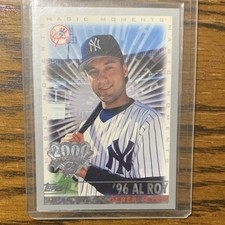 Topps 2000 Magic Moments Derek Jeter '96 AL ROY #163 New York Yankees