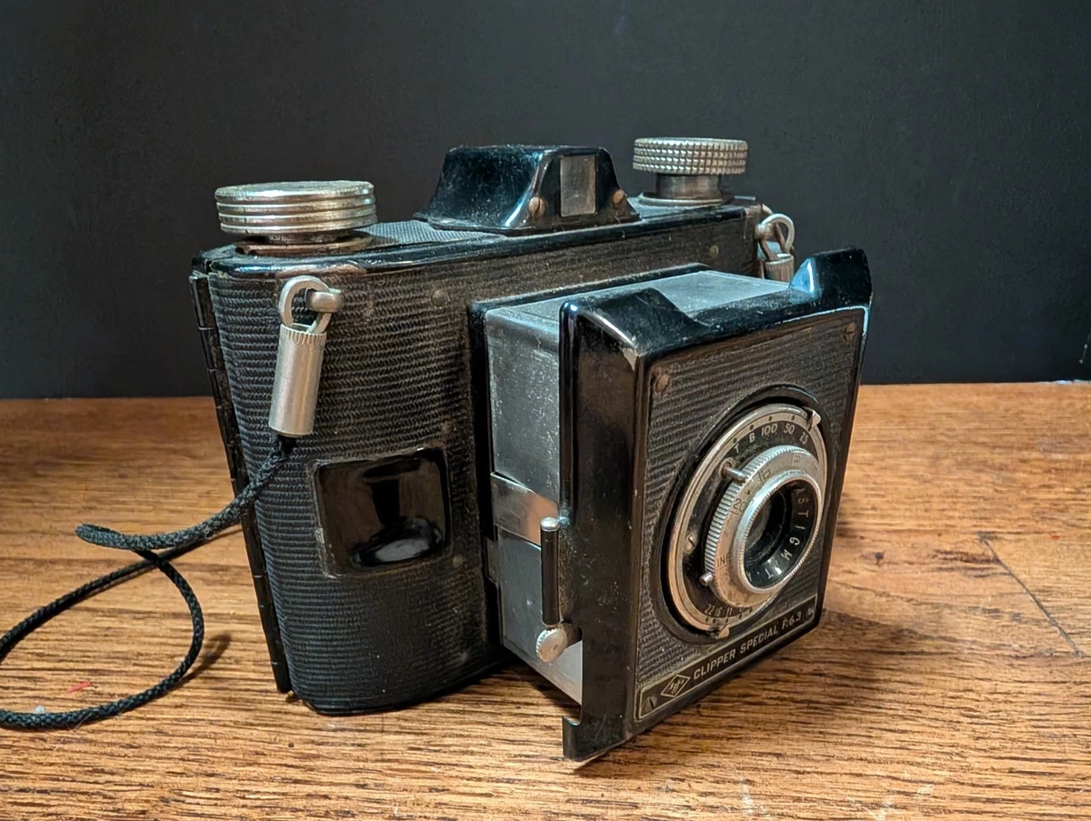 Appareil photo vintage Agfa Silette + étui cuir d'origine – Made