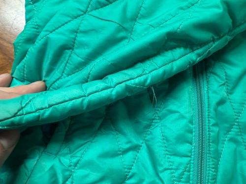 UNISEX KIDS USED PATAGONIA GREEN ZIP UP JACKET YOUTH SIZE SMALL 7/8 - Picture 5 of 11