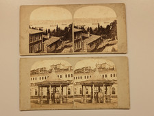  2 Constantinople Istanbul Turkey Stereoview Photo Ablutions Fountain