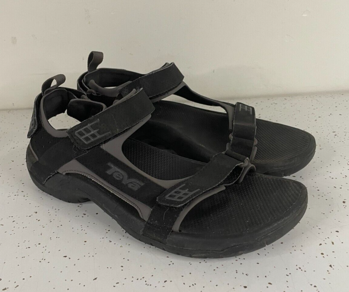 Teva Minam Black Sport Trail Hiking Sandals 4289 Men display picture 3