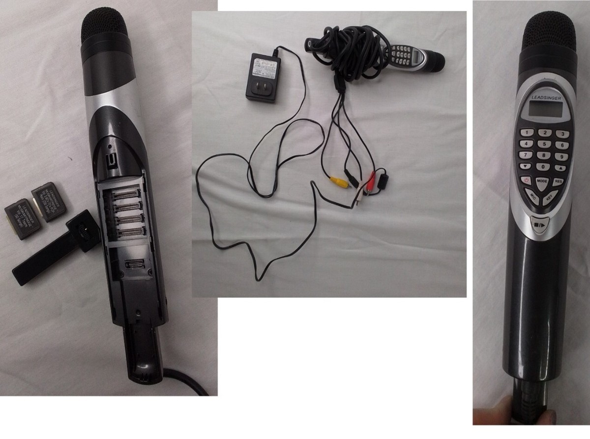 ミュージシャン RT-151767 Leadsinger Karaoke Microphone LS-3700T With Power Cord & 2 Song