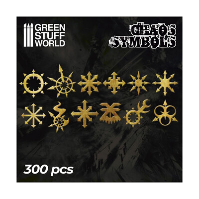 Green Stuff World Modelling Supply Chaos Runes & Symbols New