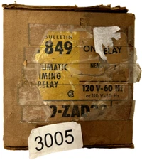 Allen-Bradley 849-ZAD32 Pneumatic Timing Relay 120V 60Hz