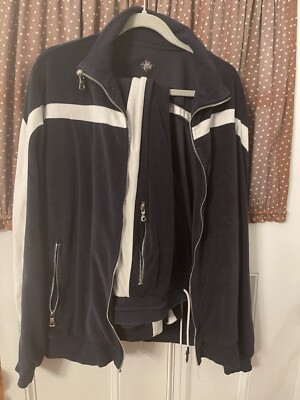 Jordan Craig Tracksuit Men L Black Jacket Jogger