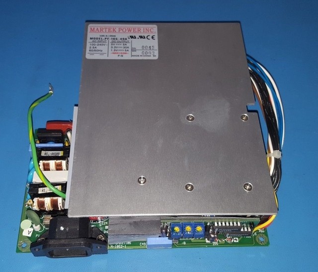 POWER SUPPLY MARTEK POWER PF16549A ACDC 5VDC/5A 3.3VDC/30A 1.5VDC/5A