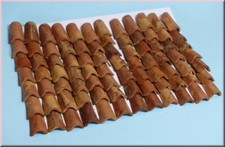 Alte Firstziegel 84 Stk Dachziegel Krippenbau Krippenzubehör men100970