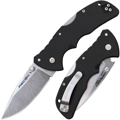 Cold Steel Mini Recon 1 Folding Knife 3'' AUS-10A Steel Blade GRN Handle 27BAS