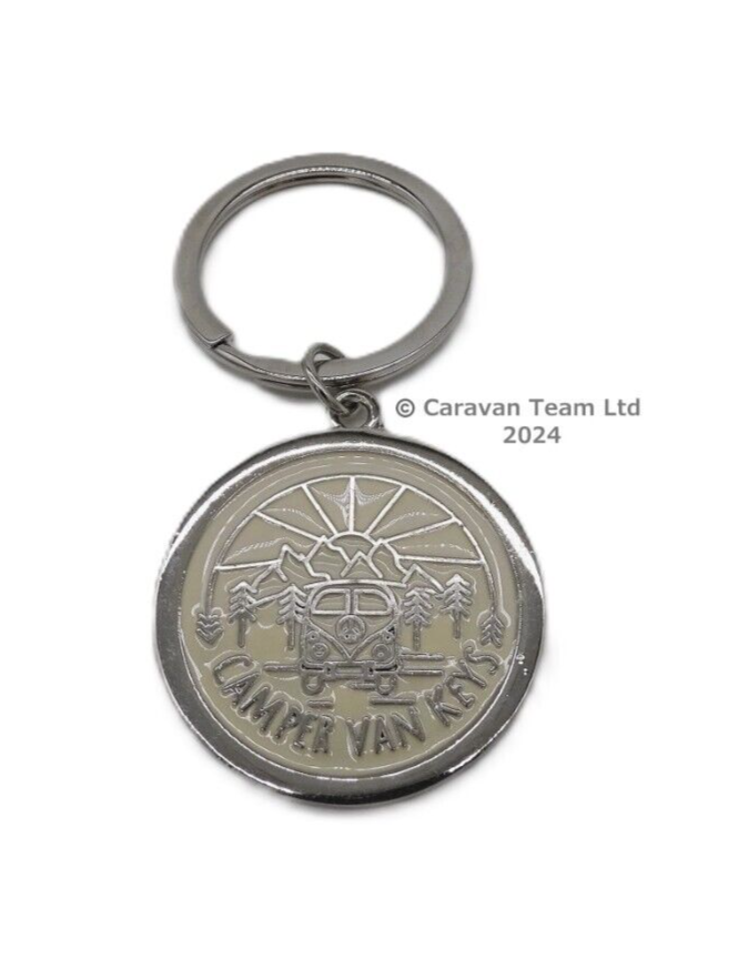 HAPPY CAMPER KEYRING - CAMPER VAN KEYS