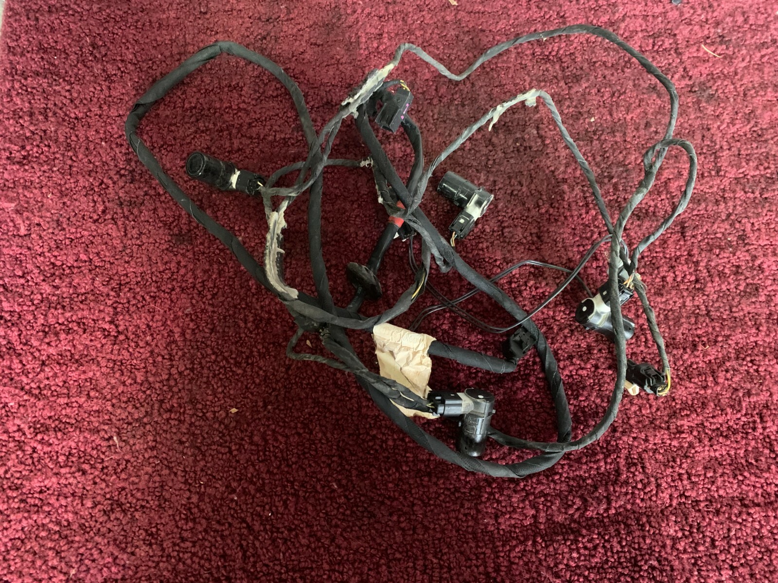 MASERATI QUATTROPORTE M139 OEM REAR BUMPER PARCKING PDC SENSOR PLUGE WIRE HARNES
