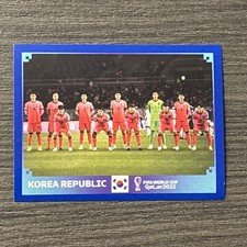 2022 Panini FIFA World Cup Qatar Korea Republic Team Blue Sticker