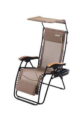 Coleman 2185864 Infinity Chair Max Beige Fully Reclining Folding