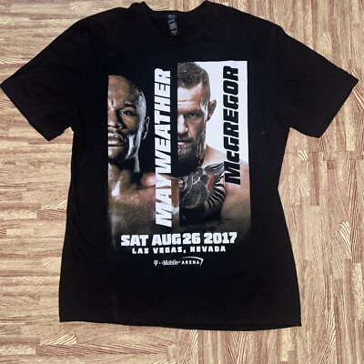 メイウェザー vs マクレガー US公式ボクシングUFC tシャツ 2017 【公式 
