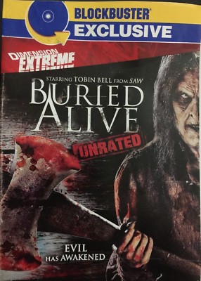 Buried Alive, DVD, 2006, Unrated, Blockbuster Exclusive Version, Tobin Bell