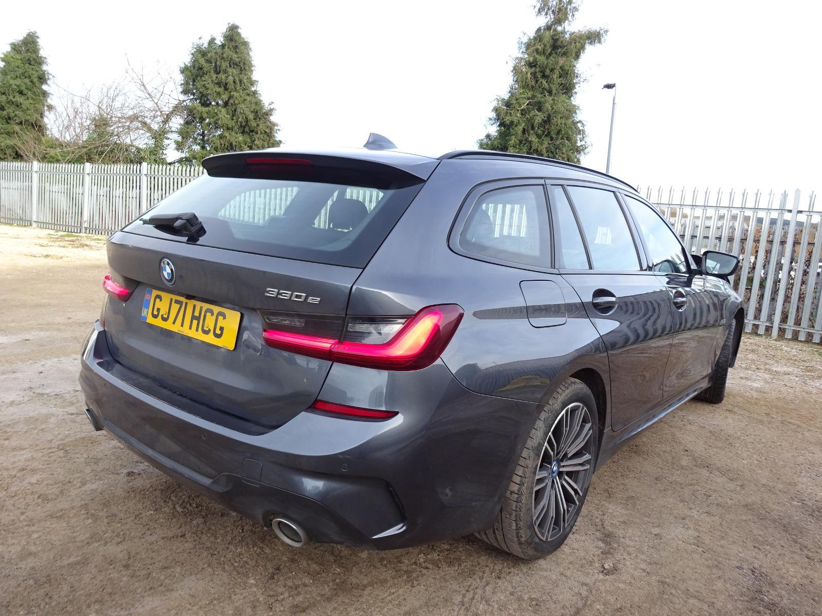 2021 71 REG BMW 3 SERIES 330E M SPORT HYBRID AUTO DAMAGED SALVAGE eBay