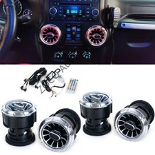1set Led Front Air Conditioning Vent Ambient Lamp For Jeep Wrangler Jk 2011-2017 1set Led Front Air Conditioning Vent Ambient Lamp For Jeep Wrangler Jk 2011-2017