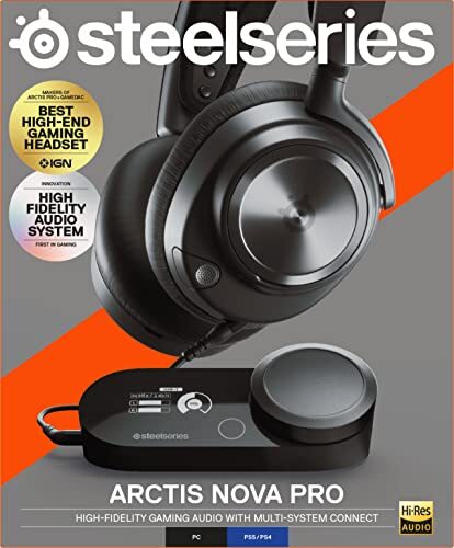 SteelSeries Arctis Nova Pro Multi-System Gaming Headset-Premium Hi