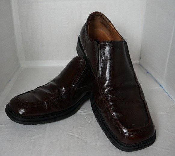 Giorgio Brutini brown Slip-on Loafer Leather Dress Shoe | eBay display picture 2