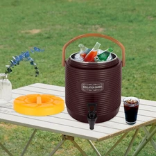 2.91 Gallon Fast Flow Water Jug Ice Water Dispenser Insulated Beverage Cooler