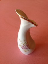 Vintage Marked SRS China Brazil Small Porcelain With Flower Print Vase￼