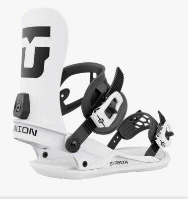 2023/2024 Union Strata Men's Snowboard Bindings New Size M White Medium