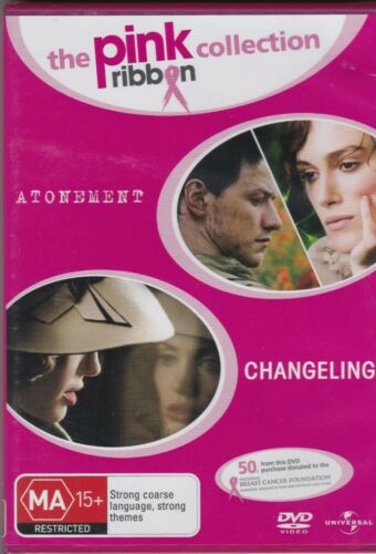🆕️Atonement & Changeling - DVD (Brand New Sealed) Regions 2 & 4 - Picture 1 of 1