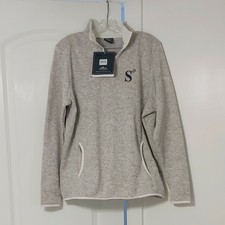 Charles River Apparel Pullover Nwt Brushed Fleece Women Size Xl Oatmeal Heather