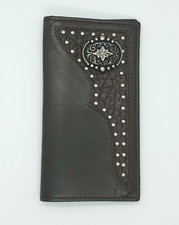 Cowboy Leather Checkbook Wallet for Men - Cartera Vaquera de Piel CBW 16
