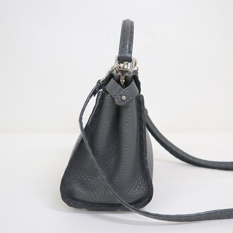 Fendi Peekaboo Mini Selleria Leather Gray /Kt11632Ng | eBay Fendi Peekaboo Mini Selleria Leather Gray /Kt11632Ng | eBay