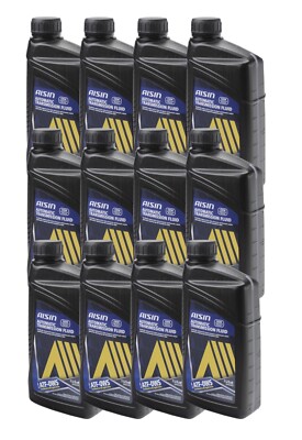 Aisin Set of 12 Auto Trans Fluids ATF-0WS for Cadillac Lexus Scion Toyota Volvo