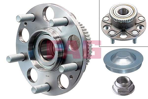 FAG 713 6178 90 Wheel Bearing Kit For Honda-image