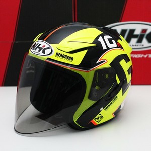 Nhk Helmets R1 V2 0 G 10 Yellow Flo Black Glossy D Ring Ebay