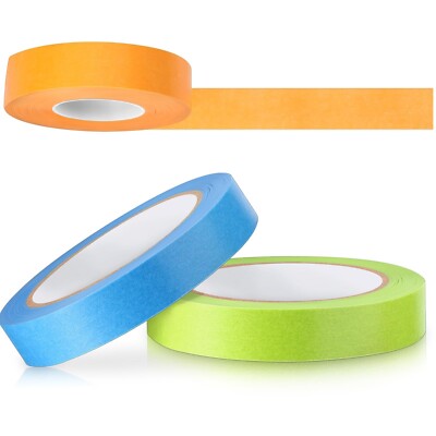Glenmal 3 Rolls Laboratory Labeling Tapes, 164 Feet Long x 3/4 Inch Width, Te...