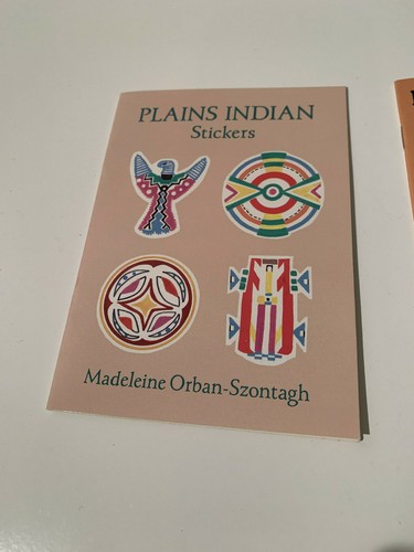 Madeleine Orban-Szontagh Indian Stickers NORTHWET COAST & PLAINS Lot of 2 NEW - Picture 2 of 6