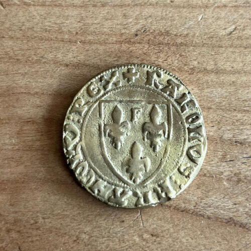 pièce de monnaie N297 Louis XII (1498-1514) Duplessy 671 Douzain du Dauphiné ? - Photo 2/2