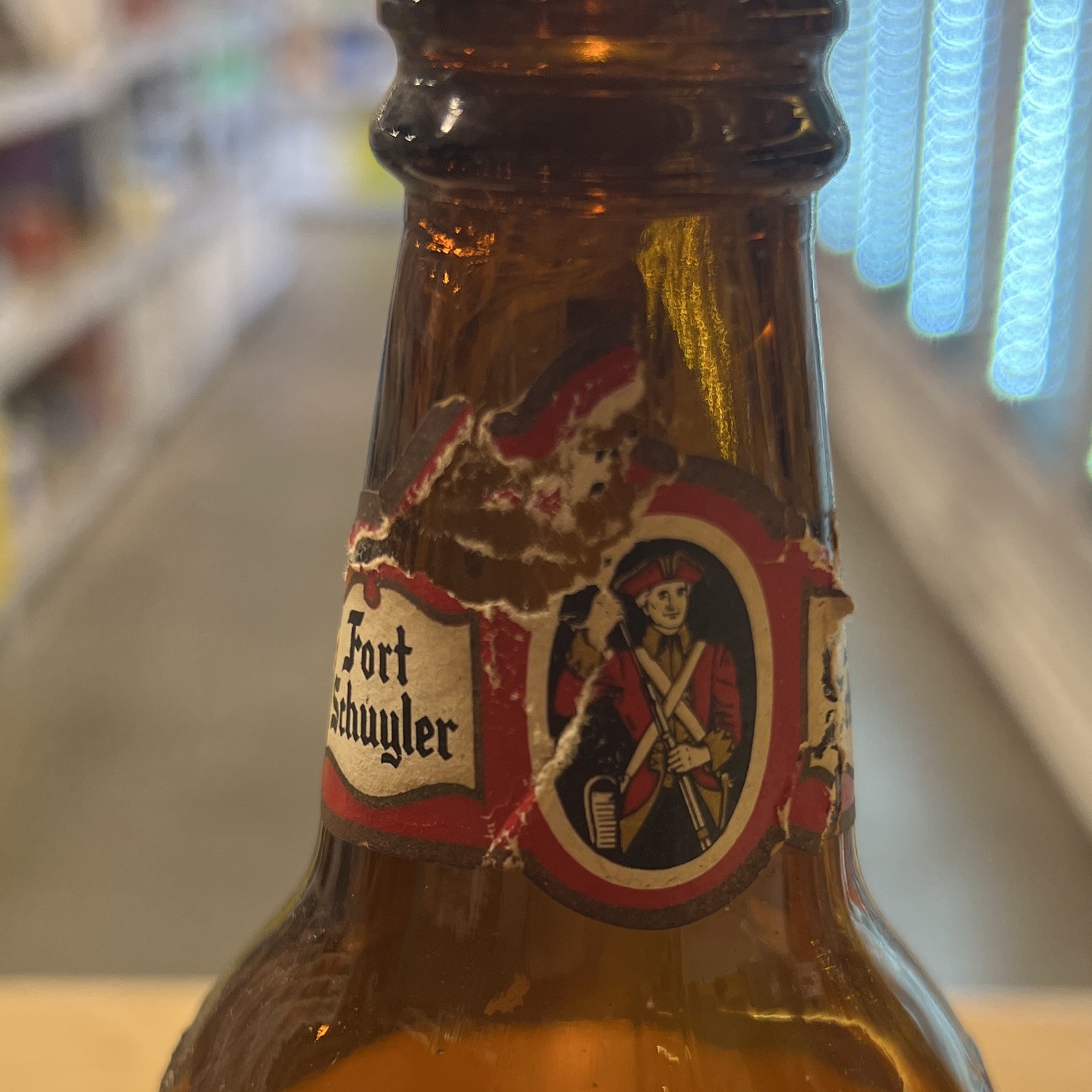 Red Fort Text Fort Schuyler Beer Utica, NY Brewery Beer Bottle LAGER | eBay